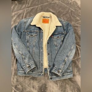 Levi’s Denim Sherpa Jean Jacket